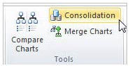 Consolidation toolbar button